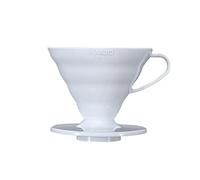 Hario V60 Cafetera de Goteo, Blanco, Centimeters