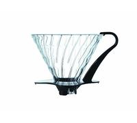 Hario VDG-03B - Gotero de café de cristal, color negro