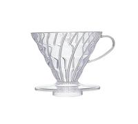 HARIO VDR-01-T - Gotero transparente 01 para café de 1 a 2 tazas, fabricado en Japón