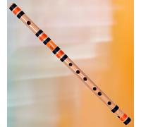 HARIPRASAD Flutes Instrumento musical profesional C # Sharp mediano para mano derecha Bansuri, tamaño 18 pulgadas para principiantes