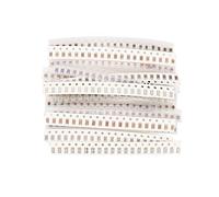Harissess 320 unidades 16 valores 20 cada 1206 SMD kit de resistencia 10P-22UF chip condensador de cerámica Kit de bricolaje electrónico (320 unidades 16 valores 1206)