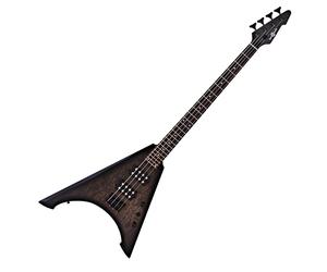Harlem V Bass Guitar by Gear4music Trans Black
