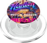 Harlem Vibes, Cool New York Harlem Street Music Free Style PopSockets PopGrip para MagSafe
