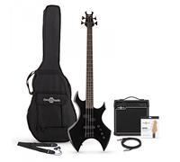 Harlem X Bass Guitar + 15W Amp Pack Black