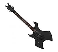 Harlem X Left Handed Electric Guitar by Gear4music Black
