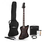 Harlem Z Bass Guitar + 15W Amp Pack Trans Black
