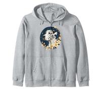 Harlequin Great Dane Flower Dog Lover Sudadera con Capucha