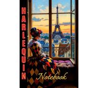 HARLEQUIN NOTEBOOK/JOURNAL - 'Parisian Dawn' - Paperback Gloss Cover Edition: A colourful collection of notebook/journals with bright, stimulating ... 120 lined pages on cream coloured paper.