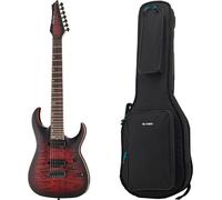 Harley Benton Amarok-7 BKRD Quilted w/Bag