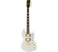 Harley Benton DC-Custom II White