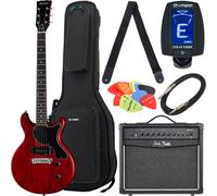 Harley Benton DC-Junior Faded Cherry Bundle