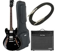 Harley Benton HB-35 BK Vintage Series Bundle