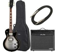 Harley Benton SC-550 II Silver Burst Bundle