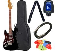 Harley Benton ST-62LH BK Vintage Seri Bundle