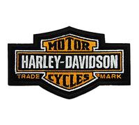 Harley-Davidson 4.5 in. Embroidered Trademark Bar & Shield Emblem Sew-On Patch