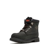Harley-Davidson Badlands - Botas casuales de cuero para motociclista para hombre, Negro, 9 Wide