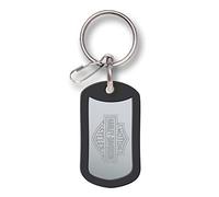 Harley-Davidson Bar & Shield Metal Rubber Tag Key Chain P4286