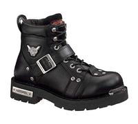 Harley-Davidson - Botas de freno con hebilla para hombre, negro (Negro), 9,5 D(M) US