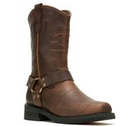 Harley-Davidson Botas Hustin West Western para hombre, Marrón, 39.5 EU