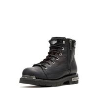 Harley-Davidson Chipman - Botas casuales de piel para hombre, Negro, 44 EU