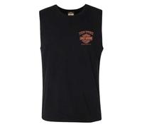 Harley-Davidson Eagle Piston - Camiseta de algodón sin mangas con cuello redondo para hombre, color negro, Negro, XX-Large
