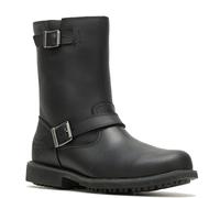 HARLEY-DAVIDSON FOOTWEAR Botas de motocicleta Proctor de 8 pulgadas con doble hebilla, Negro -, 40.5 EU