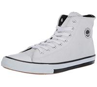 HARLEY-DAVIDSON FOOTWEAR Men's Baxter Sneaker, White, 12 D (M)
