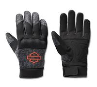 HARLEY-DAVIDSON Guantes Dyna Textil Negro/Gris, XXL