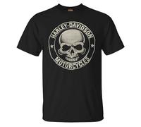 Harley-Davidson H-D Insignia de crneo H-D Camiseta de manga corta Negra. 30298293 X-Large