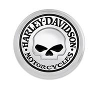 Harley-Davidson Medallón de depósito de motocicleta Willie G Skull para modelos a partir del 83