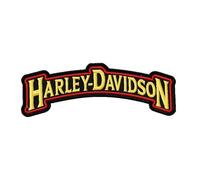 Harley Davidson - Parche bordado termoadhesivo grande, bordado para coser, para telas, camisetas, vaqueros, ropa