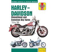 Harley-Davidson Shovelhead & Evolution Big Twins (70 - 99): 1970 - 1999 (Haynes Service and Repair Manual)