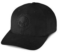 Harley Davidson Willie G - Gorra con diseño de calavera Negro S