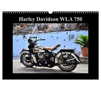 Harley Davidson WLA 750 (Wandkalender 2026 DIN A3 quer), CALVENDO Monatskalender: Alte Liebe rostet doch