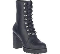 Harley-Davidson Women's Seneca 7" Lace Motorcycle Boot, Black, 7