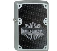 Harley Davidson - Zippo - Mechero Negro Cromo Moto Encendedor Diseño