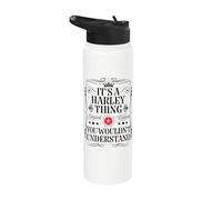 Harley Name It's A Harley Thing You Wouldn't Understanding Stainless Steel Insulated Water Bottle