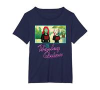 Harley Quinn and Poison Ivy Suicide Squad Gear Camiseta, Mujer Tallas Grandes, Azul Marino, 2XL Grande