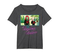 Harley Quinn and Poison Ivy Suicide Squad Gear Camiseta, Mujer Tallas Grandes, Jaspeado Oscuro, 3XL Grande