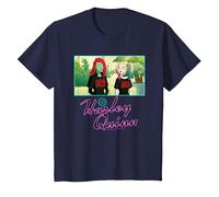 Harley Quinn and Poison Ivy Suicide Squad Gear Camiseta, Niños, Azul Marino, 6 años
