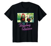 Harley Quinn and Poison Ivy Suicide Squad Gear Camiseta, Niños, Negro, 4 años