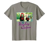 Harley Quinn and Poison Ivy Suicide Squad Gear Camiseta, Niños, Pizarra, 12 años