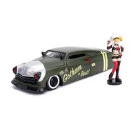 HARLEY QUINN Auto Modelo MERCURY 20cm Con Figura 1/24 Original DC JADA Diecast