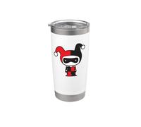Harley Quinn Cute Chibi Character Vaso térmico de acero inoxidable de doble pared