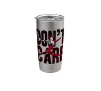 Harley Quinn Don't Care Vaso térmico de acero inoxidable de doble pared
