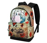 Harley quinn mad love-mochila hs fan, beige, 30 x 43 cm, capacidad 22