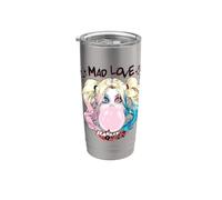 Harley Quinn Mad Love Vaso térmico de acero inoxidable de doble pared