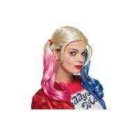 Harley Quinn Peluca Suicide Squad Accesorio Mujer Halloween Peluca para Disfraz