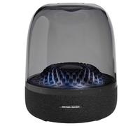 Harman Kardon Aura Studio 4 - Altavoz Bluetooth para casa, con cúpula Transparente, iluminación Ambiental con Cinco Patrones de Efecto Diamante, Sonido Potente, Negro