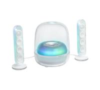 Harman Kardon SoundSticks 5 Home - Altavoz Bluetooth para el hogar, diseño de Altavoz de 3 vías, conectividad HDMI ARC de un Solo Cable, conexión de múltiples Altavoces por Auracast, espectáculos de